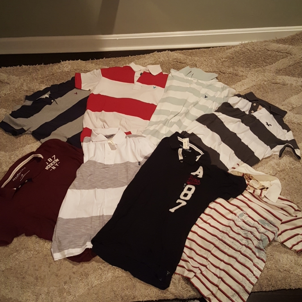 American Eagle and Aeropostale, Hollister polos